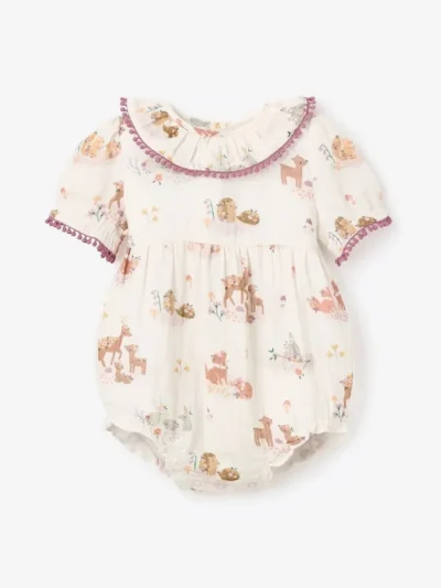 Organic Cotton Baby Bubble Romper